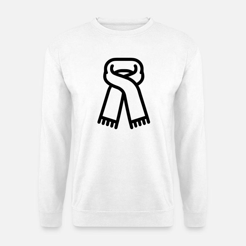 Schal - Unisex Pullover - Weiß