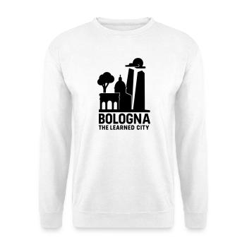 Bologne Italie Silhouette - Sweat-shirt Unisexe - blanc - Devant
