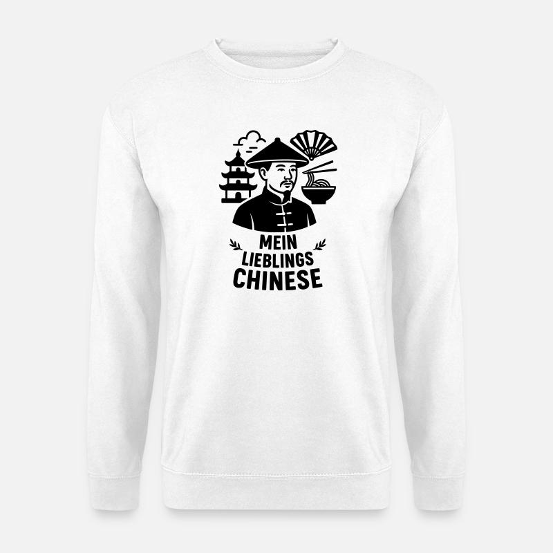 Mon chinois préféré - Sweat-shirt Unisexe - blanc