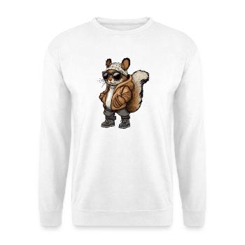 Squirrel Cool Winter - Unisex Sweatshirt - white - Front