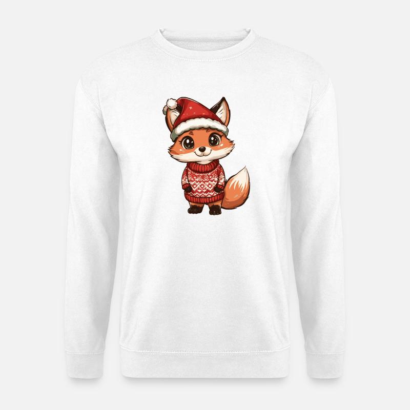 Fox Christmas - Unisex Sweatshirt - white