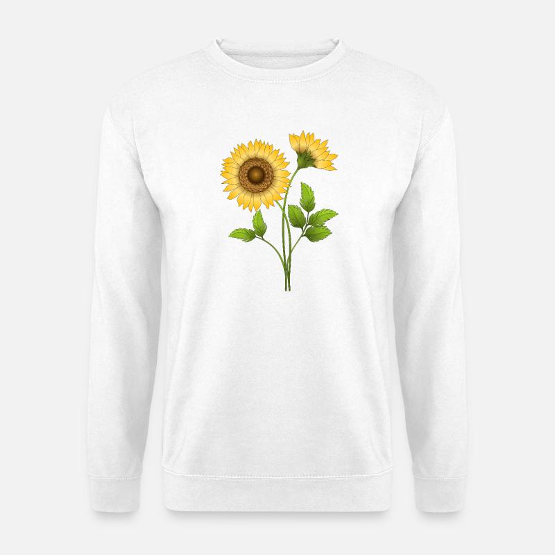 Blumen - Unisex Pullover - Weiß