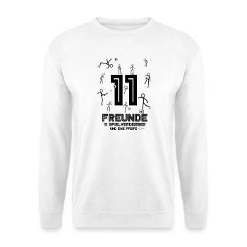 Soccer - Unisex Sweatshirt - white - Front