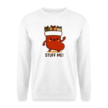 Cozy stomach with gifts - Unisex Sweatshirt - white - Front