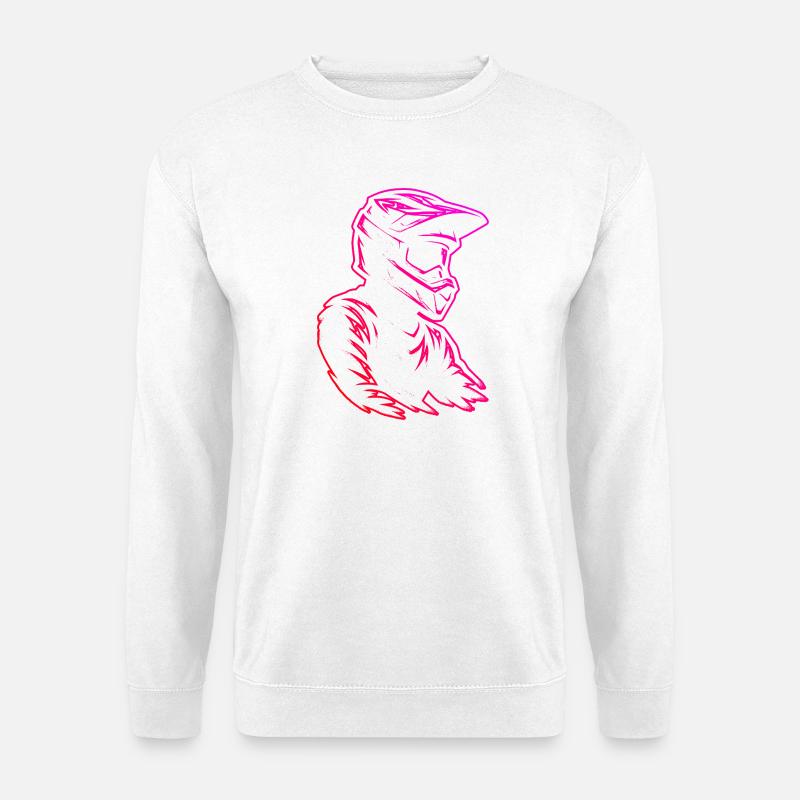 Motocross Stil für jeden Anlass - Unisex Pullover - Weiß