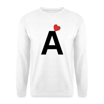 A - Unisex Pullover - Weiß - Vorne