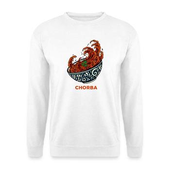 Bol de soupe Chorba dynamique - Sweat-shirt Unisexe - blanc - Devant