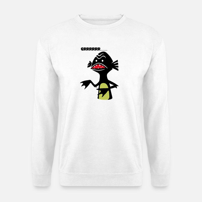  Wassermonster - Unisex Pullover - Weiß