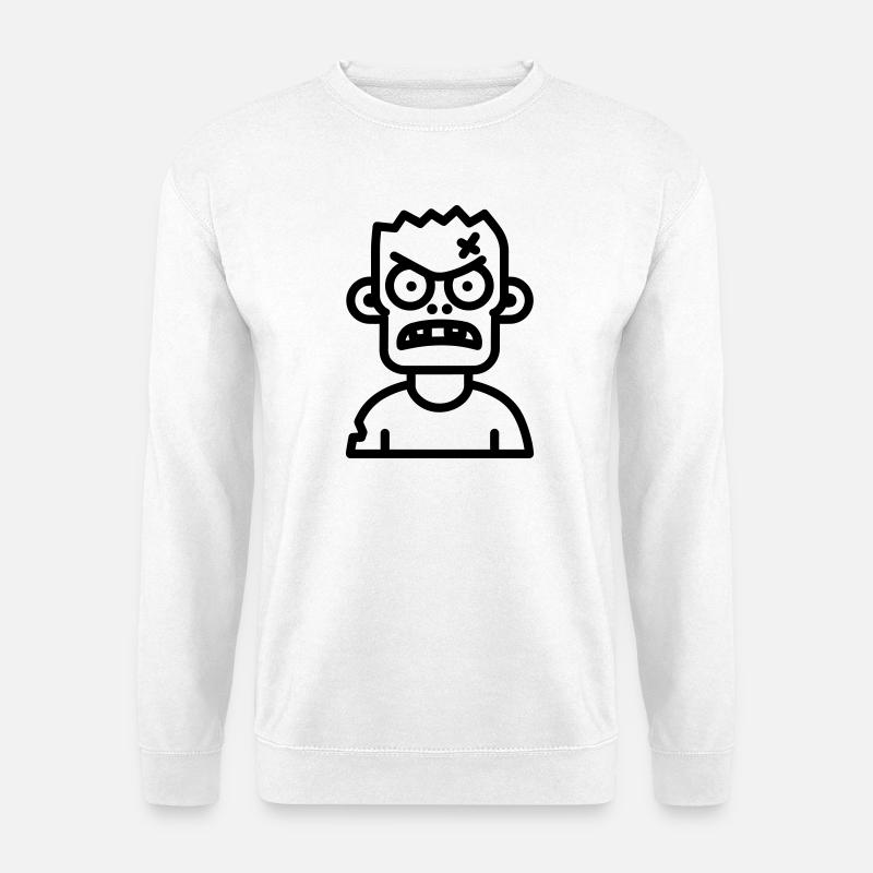 Zombie - Unisex Pullover - Weiß