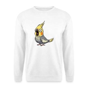 Yellow Cockatiel Riot - Unisex Sweatshirt - white - Front