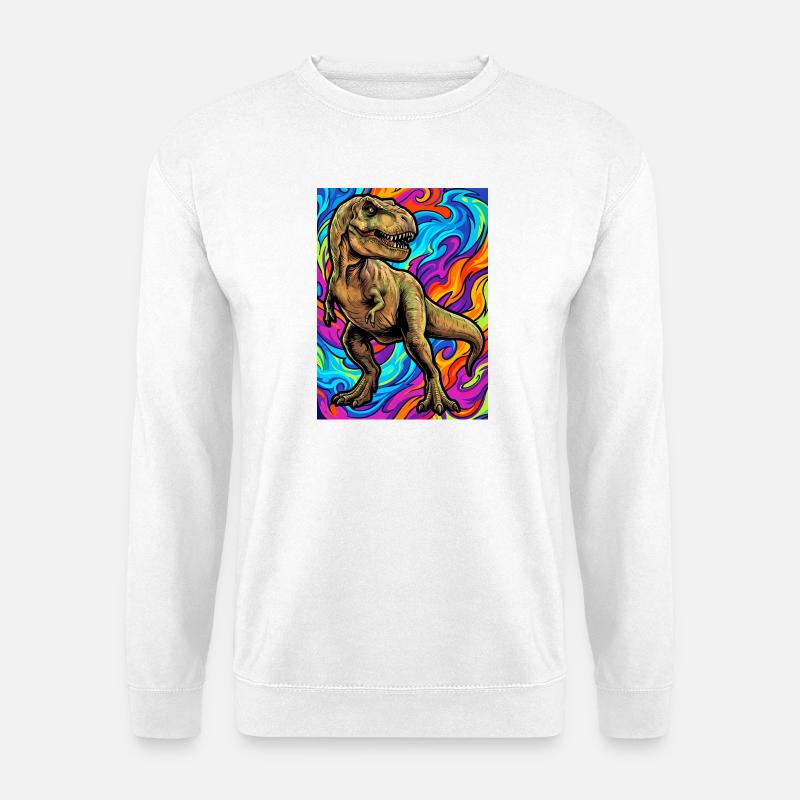 dinosaur - Unisex Sweatshirt - white