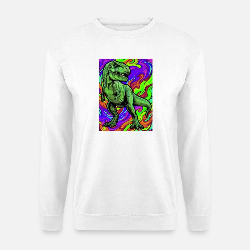dinosaur - Unisex Sweatshirt - white