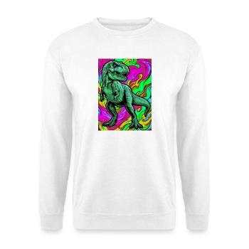 Dinosaurier - Unisex Pullover - Weiß - Vorne