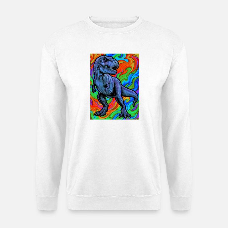 Dinosaurier - Unisex Pullover - Weiß