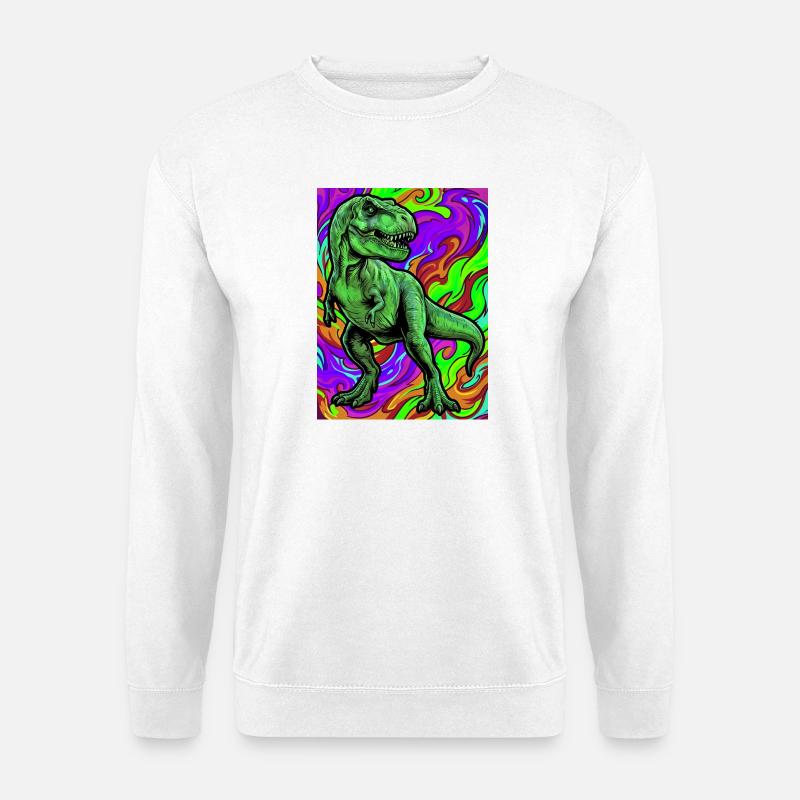 Dinosaurier - Unisex Pullover - Weiß