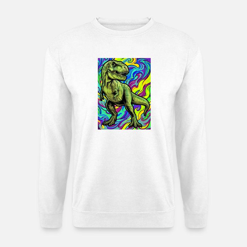 dinosaur - Unisex Sweatshirt - white
