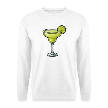 Lime Margarita Glass Design - Unisex Sweatshirt - white - Front