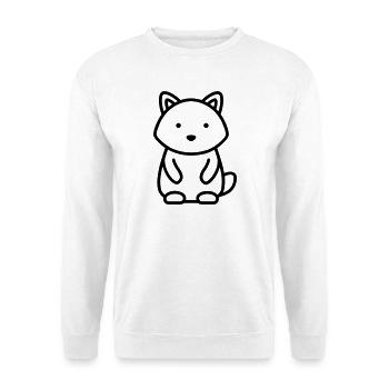 raccoon - Unisex Sweatshirt - white - Front
