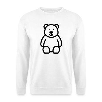 bear - Unisex Sweatshirt - white - Front