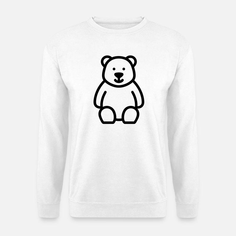 bear - Unisex Sweatshirt - white