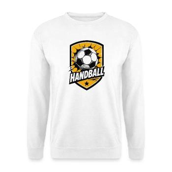 Handball Shield Explosion - Unisex Pullover - Weiß - Vorne