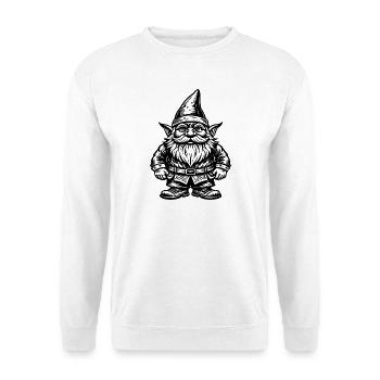 Gnome - Unisex Pullover - Weiß - Vorne