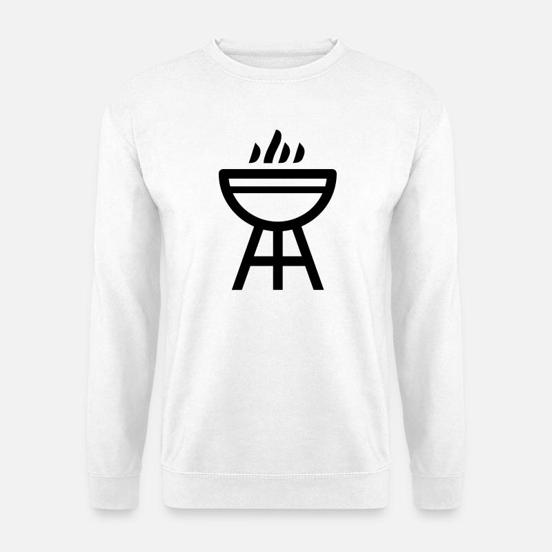 Barbecue - Unisex Sweatshirt - white
