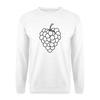 Grappe de raisins - Sweat-shirt Unisexe - blanc - Devant