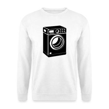 Waschmaschine - Unisex Pullover - Weiß - Vorne