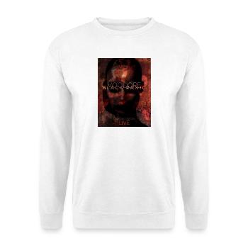Black Panic Live Poster - Unisex Pullover - Weiß - Vorne - Alina (178cm) & Michal (187cm)