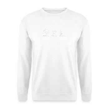 VERstehen, Verbindung, Veränderung - Unisex Pullover - Weiß - Vorne