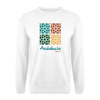 Andalusian Tiles 5 - Unisex Sweatshirt - white - Front