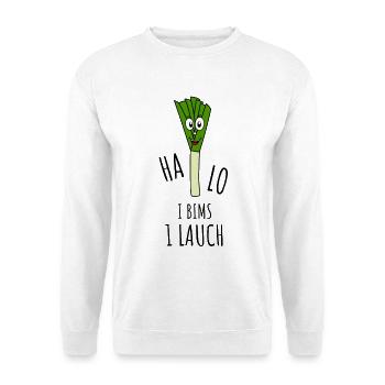 Halo I Bims 1 Lauch - Unisex Pullover - Weiß - Vorne