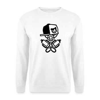 baby graffiti - Unisex Sweatshirt - white - Front