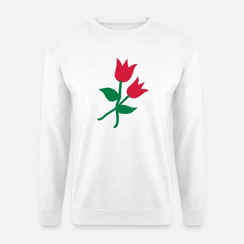Tulpen - Unisex Pullover - Weiß