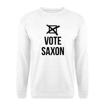 Vote Saxon - Unisex Sweatshirt - white - Front