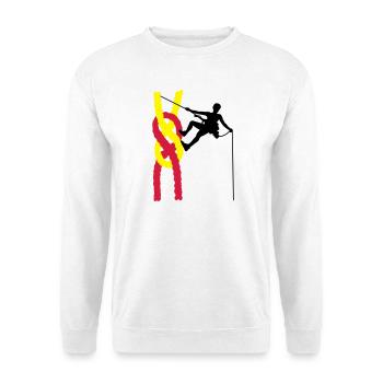 climbing - Unisex Sweatshirt - white - Front