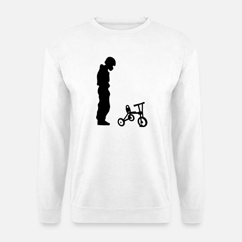 biker - Unisex Sweatshirt - white