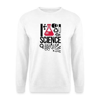 Wissenschaft - Unisex Pullover - Weiß - Vorne