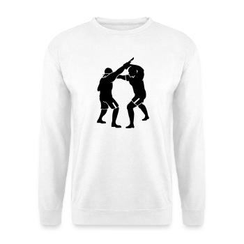 krav maga - Sweat-shirt Unisexe - blanc - Devant