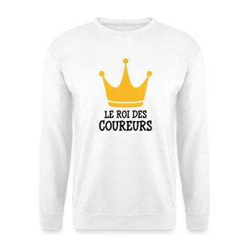 Laufen / Running / Jogging / Joggen / Marathon - Unisex Pullover - Weiß - Vorne