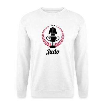 Judo / Judoka / Sport / Fight / Fighter / Strong - Sweat-shirt Unisexe - blanc - Devant
