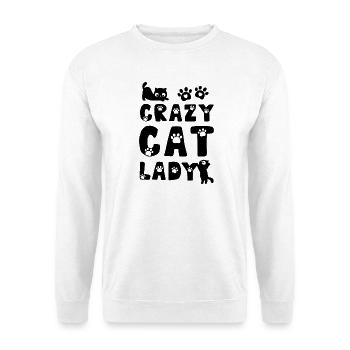 Katze Katzen - Unisex Pullover - Weiß - Vorne