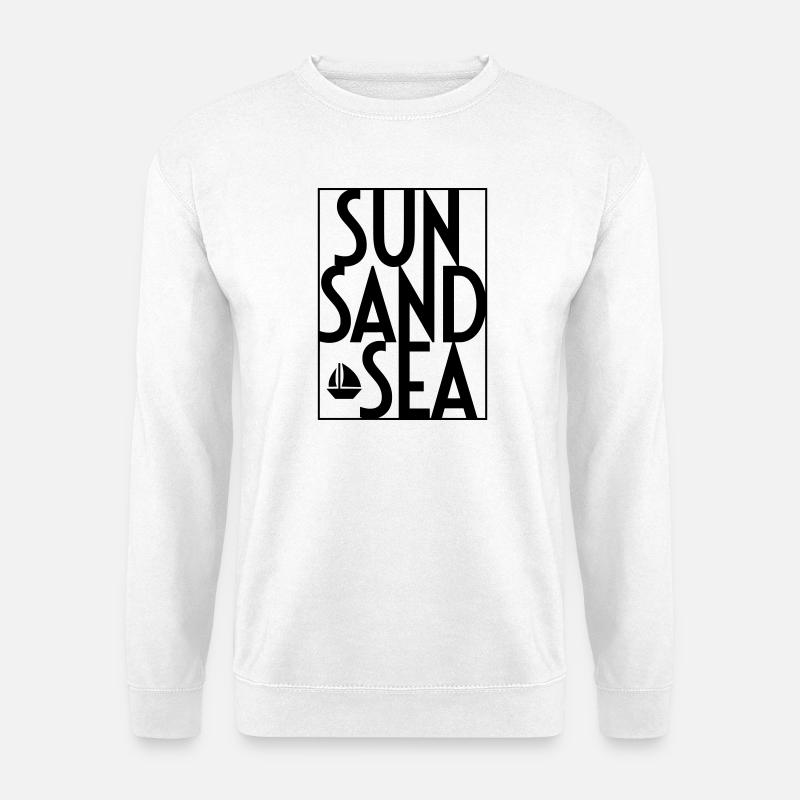 SUN SAND SEA - Unisex Pullover - Weiß