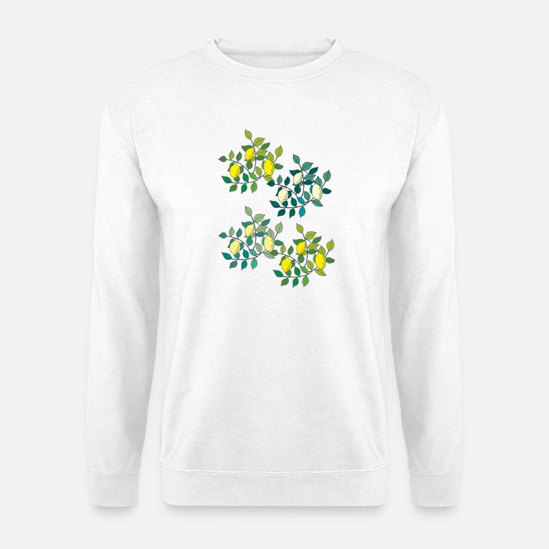 lemons 4x - Unisex Sweatshirt - white