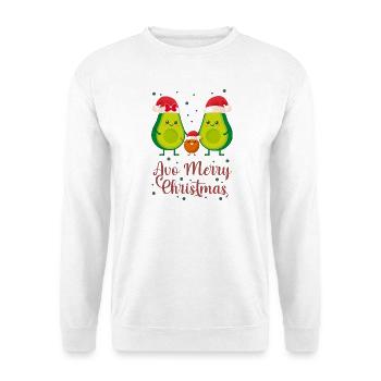 Avocat Noël 1 - Sweat-shirt Unisexe - blanc - Devant