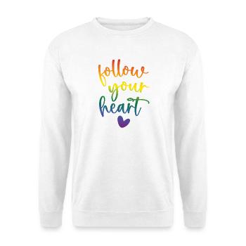 Pride Month - Follow Your Heart - Unisex Sweatshirt - white - Front