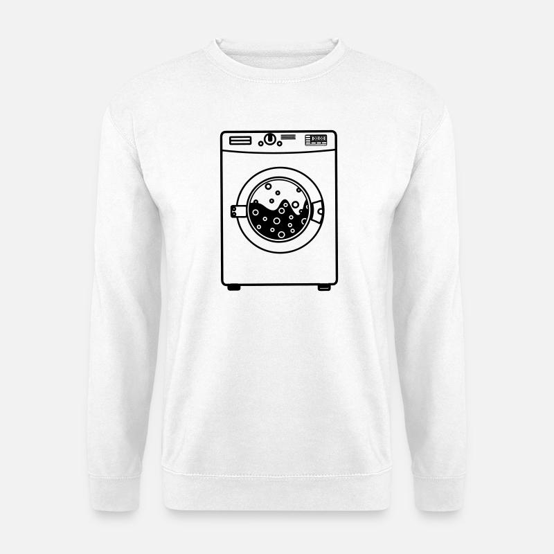 Washing machine - Unisex Sweatshirt - white
