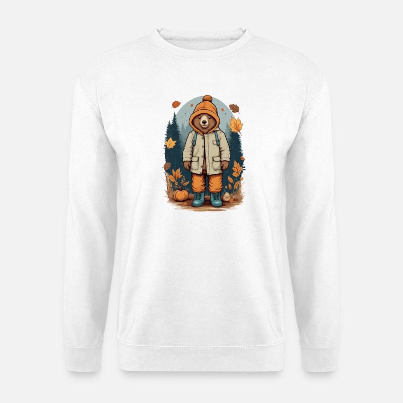 Cute Bear - Unisex Sweatshirt - white