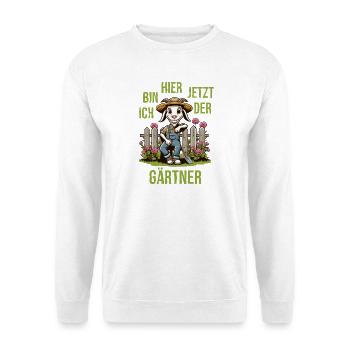 Den Bock zum Gärtner machen - Unisex Pullover - Weiß - Vorne